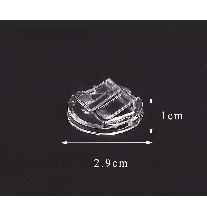 lasenersm 20Pcs Mini Plastic Ring Holder Plastic Ring Display Clip Plastic Ring Clips Single Ring Display Holder Ring Display Stands Organizer Rings Jewelry Display for Home Jewelry Retail