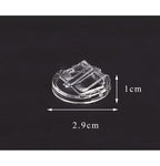 lasenersm 20Pcs Mini Plastic Ring Holder Plastic Ring Display Clip Plastic Ring Clips Single Ring Display Holder Ring Display Stands Organizer Rings Jewelry Display for Home Jewelry Retail