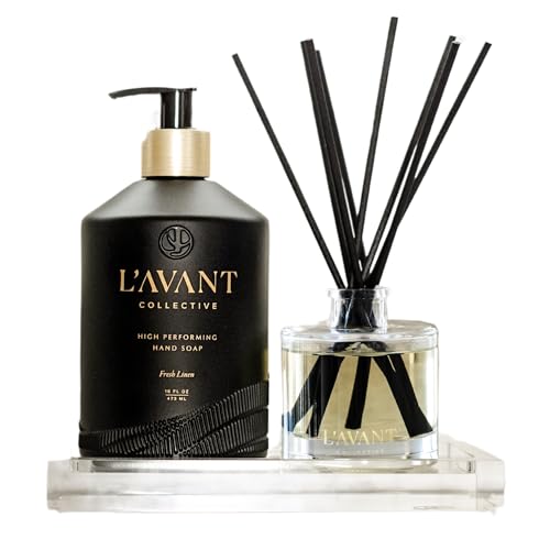 L'avant Collective Medium Luxury Lucite Tray | Real Luxurious Vanity Tray Coffee Table Soap Tray Kitchen Organizer Home Decor Gifts Bathroom Kitchen Vanity Dresser 7.5" x 4" - size: Medium (Lucite) - 7.5 x 4.2 x 1 inches