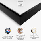Art Remedy Glass Vase Flowers Canvas Luxury Floral Art, Black Frame, 30" x 45" - color: Black Frame, size: 46"L x 31"W