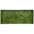 HF by LT Pine Branch Pattern Enamel Boot Tray, 30 x 13 inches, Forest Green - color: Pine Branch Design, Forest Green
