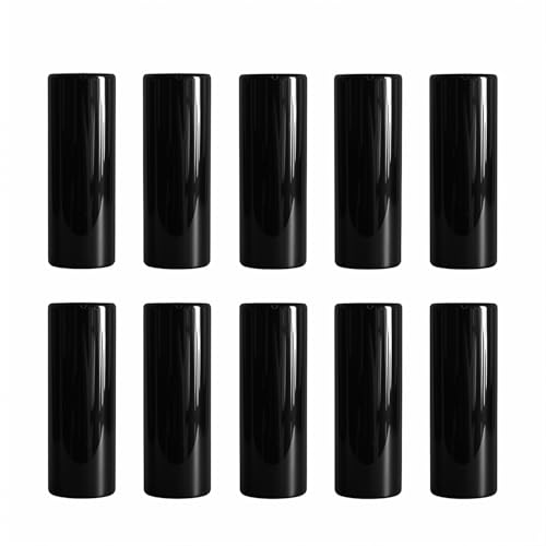 Modern Black Ceramic Vase Set of 10 for Living Room Bedroom 5.51'' Minimalist Fresh Small Flower Vases for Bouquet Fake Plant Home Decor Office Fireplace Centerpieces Nordic Style 10 Pack - color: 10 Pack Black - Style 3