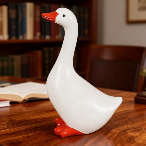 Desk Goose Table Decorations Office Decor for Women Desktop Goose 7 inch Desk Decor for Women Desk Accessories Figurines - color: Desk Goose 7 Inch