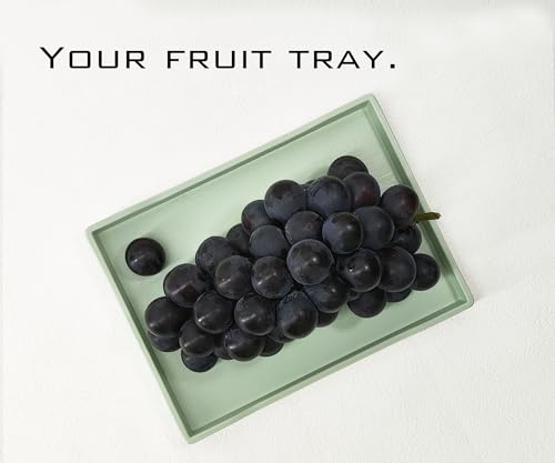 Small Green Mini Serving Tray (8.5 x 6.3 inch) for Serving Accessory, Spa, Coffee, Drinks, Wine, Tea, Bar, Party, Seasoning, Perfume or Display Use. - color: Green-1 Tray, size: 8.5" x 6.3" x 0.8"