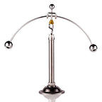 Sunnytech Steel Balance Toy Weightlifter Kinetic Art Balance Toy Balancing Decompressive Science Psychology Home Offic Decor Desk Decor WJ049 - style: WJ049