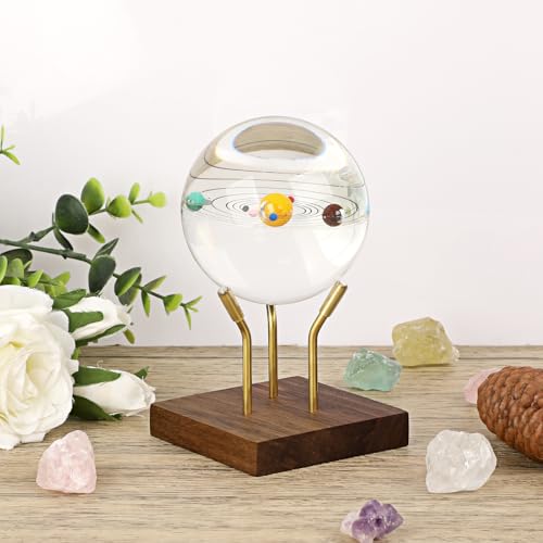 Hipiwe Gold Metal Arm Display Stand Decorative Ball Stand Easel with Wooden Base Rock Display Stand for Sphere Crystal Ball Eggs Mineral Geodes Rock Seashell, X- Large - size: X-Large