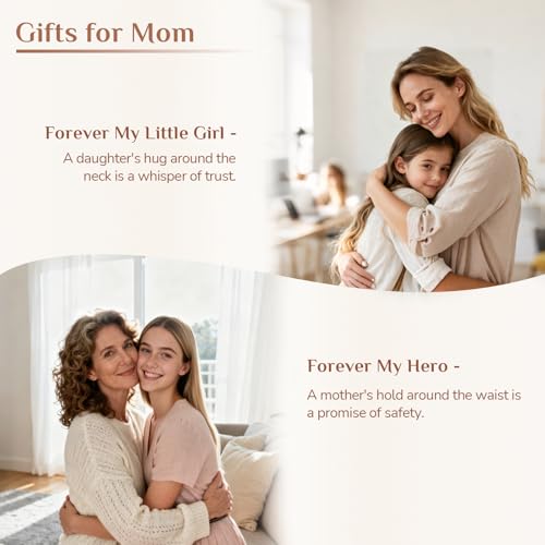 Storieme Sentimental Gifts for Mom from Daughter: Mother Daughter Hugging Resin Figurines Sculpture - Mom's Gift for Birthday Mother's Day Christmas Home Decor - style: Hugging