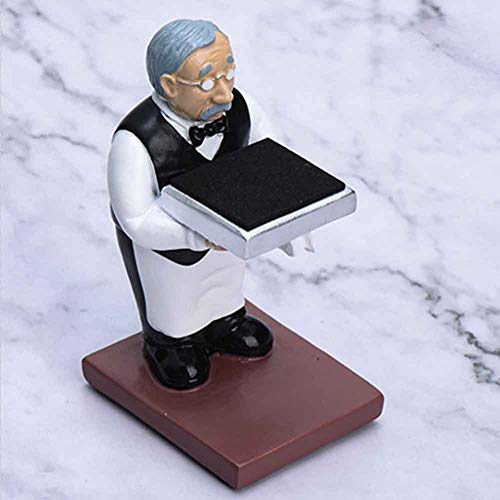 Watch Display Stand, Old Housekeeper Handmade Watch Holder Resin Figurine Jewelry Bracelet Storage Rack Eyeglass Organizer Holder for Home Office Decoration