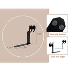 Bookends Decorative Unique Novelty Book Ends for Kids Books - Unique Bookends Decorative Metal Quotation Mark Design Bookshelf Decor, Bookish Decor for Shelves and Book Lovers Gift Ideas