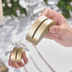 UNIQOOO 10 Pack 3.3" Arch Gold Wood Stand with 1/8" Slot, for Wedding Acrylic Table Number Sign, Wedding Display Stand, Card Holder, Great for Bar Menu, Retail Sign, Party and Events - color: Acrh Gold Wood