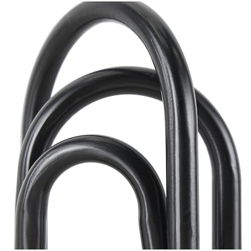 Deco 79 Metal Geometric Decorative Sculpture Overlapping Arch Home Decor Statue, Accent Figurine 7" x 4" x 8", Black - color: Black