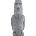 Easter Island Moai Statue - Stone Moai Figurine Decor for Home & Outdoor Garden - 3 (Medium Size) - size: Medium Size