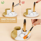 Palo Santo Sticks Holder, Multi-Purpose Handmade Ceramic Incense Burner for Palo Santo Incense Sticks, Sage Holder for Burning, Ash Catcher Tray for Meditation Yoga Room (Terracotta) - color: Terracotta
