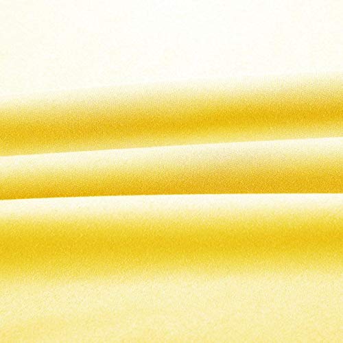 Sfoothome Queen Hotel Luxury 4-Piece Bed Set - Extra Deep Pocket, 1800 Series, Wrinkle & Fade Resistant, Sheet & Pillow Case Set (Queen, Yellow) - color: Yellow-4 Pieces, size: Queen