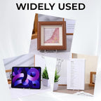 24pcs Acrylic Book Stands for Display Adjustable Book Display Stand Clear Acrylic Handbag Stand Holder for Wallet Purse Bag Small Easel Jewelry Displays Organizer for Party Wedding Home Decor Birthday