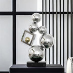 Statue Decorations Luxury Living Room TV Cabinet Wine Cabinet Ornaments Entryway Decorations Metal Crafts Home Decor Object