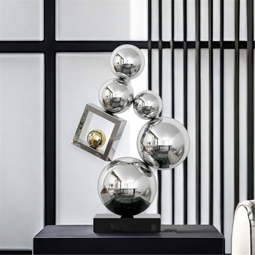 Statue Decorations Luxury Living Room TV Cabinet Wine Cabinet Ornaments Entryway Decorations Metal Crafts Home Decor Object