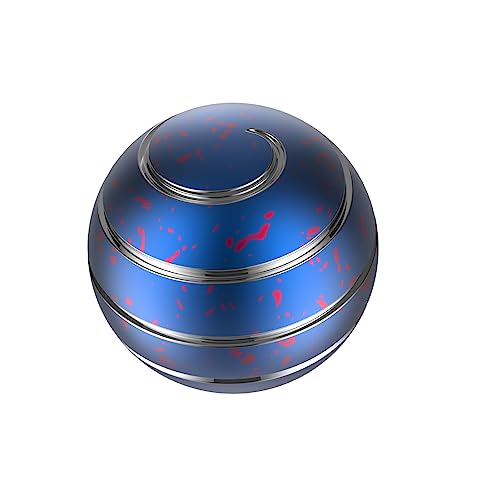 Fidget Toys for Ages 8-12, 1.54'' Kinetic Spinning Desk Toys, Fidgets for Classroom, Metal Desk Fidgets for Office for Adults (39MM, Blue Pink) - color: Blue Pink