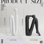 Book Ends Decorative for Shelves- Modern Bookends for Bookshelf Decor, Heavy Duty Book Holder and Book Stopper, Stylish Shelf Decorations and Bookends for Shelves
