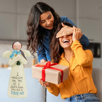 kullder Angel Figurines, Friendship Gifts for Women -Resin Friend Figurines, Guardian Angel Statue, Best Friend Birthday Gifts for Women, Bestie Gift, Friends Hand-Painted Figure Memorial Gift - color: Friend Angel Figurine