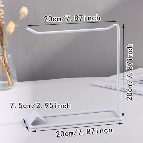 150 Pcs Nail Swatch Sticks with Ring & Nail Art Display Stand Storage Rack, Clear Fan-shaped Display for Nail Art Polish Practice, False Nail Sample Tips Nail tech Supplies for Home or Salon Use - color: White Shelf