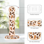 CameCosy Leopard Headphone Stand, Compatible with, Sturdy Acrylic Design, Multifunctional for Headphones & Cell Phone - color: leopard