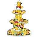 For Cartoon Themed Party Supplies and Decorations, a Three-Tiered Cupcake Stand, a Display Stand for Birthday Desserts and Cakes, which is Suitable for Cute-Style Birthday Decorations.