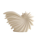 White Ceramic Vase – Nordic Minimalist Unglazed Stoneware Flower Vessel, Living-Room Centerpiece, Boho-Soft Furnishing Accent (01 (Large)) - color: 01 (Large)