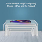 5PCS acrylic display stand, Acrylic Display Risers, 5 Sizes Clear Product Stand, Jewelry Display Riser Shelf Showcase Fixtures For Collectibles Display, Figure Display