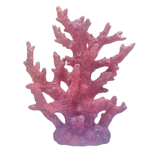 Etlemonde Beach Coastal Decor Coral Reef Home Decor Coral Statue Sculpture Home,Desk,Bathroom,Desktop Shelf Statue,Marine Themed Gifts (Gradient Purple Coral) - color: Gradient Purple Coral