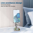 Colorful Adjustable Foldable Phone Stand, Compatible with Smartphones, Suitable for Office, Home, Travel, Christmas Gift - color: Succulent