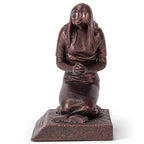 Lighthouse Christian Products Praying Woman Seeking God Bronzelike Finish 4.5 x 2.75 Cast Stone Mounted Sculpture - style: Woman