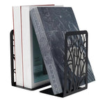 Book Ends Metal Bookends Heavy Duty Non-Skid Bookend Book Holder Bookend Supports Premium Iron Book Stopper for School Home Office Study Room(7x4.7x3.5inch)
