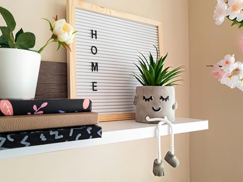 OLEEK small fake plants office decor - fake succulents plants artificial for desk decor - fake plant office decorations for work - office decor for women - office plants cubicle accessories room décor - size: Suzy (Set of 1)