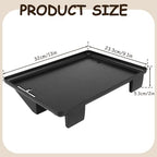 Bedside Shelf, Clip On Nightstand, Bedside Table Tray Organizer，Bedside Shelf for Bunk & Loft Beds，Black (Black) - color: Black