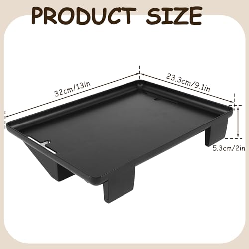 Bedside Shelf, Clip On Nightstand, Bedside Table Tray Organizer，Bedside Shelf for Bunk & Loft Beds，Black (Black) - color: Black
