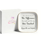 Retirement Gifts for Women - Enjoy the Next Chapter Jewelry Dish Trinket Tray for Friends Retired Women Teacher Nurse Doctor Boss Female Coworker Happy Retirement Gift - style: Enjoy the Next Chapter