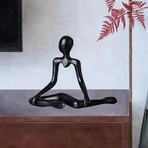 2X Artistic Reflection Statue, Abstract Home Decoration