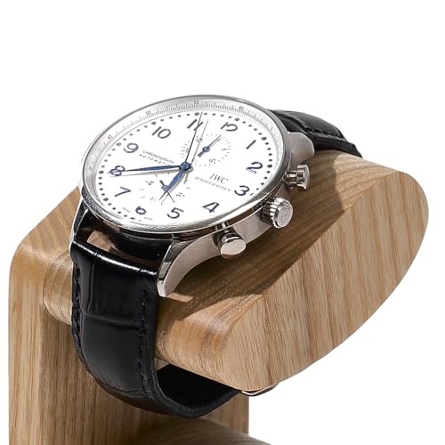 Solid Wood Watch Display Stand T-bar Watch Stand Jewelry Holder Stand Watch Holder Organizer For Men And Women Watch Holder (Light Color) - color: Light Color