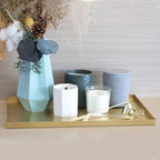 FREELOVE Gold Tray for Bathroom Vanity Brass Decor, Small Candle Holder, Rectangle Soap Dish, Brushed Square Plate, Coffee Table Toilet Back Modern Antique, 10''X15'' - size: 15" x 10" x 0.6"