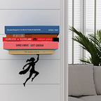 Artori Design Floating Bookshelf for Kids, Invisible Metal Book Shelf, Wall Decore Book Lovers Bookshelf (Wondershelf) - size: Wondershelf
