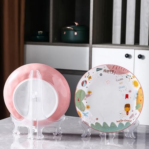 2 Pieces 9.8 inch Clear Acrylic Easels, Display Stands for Photos, Picture Frames, or Other Items. Ideal for Weddings, Birthdays, Home Decor, and Table Displays-photo stands for table display