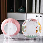 2 Pieces 9.8 inch Clear Acrylic Easels, Display Stands for Photos, Picture Frames, or Other Items. Ideal for Weddings, Birthdays, Home Decor, and Table Displays-photo stands for table display