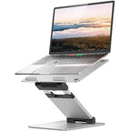 Nulaxy Laptop Stand, Ergonomic Sit to Stand Laptop Holder Convertor, Adjustable Height from 2.1" to 13.8", Supports up to 22lbs, Compatible with MacBook, All Laptops Tablets 11-17" - Silver - color: C-Silver