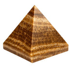 Amazing Gemstone Aragonite Pyramid Crystal Healing Stones - 2" Great Pyramid Figurine of Natural Stone Pyramid for Meditation, Reiki, Chakra Balancing and Crystal Pyramids Grid - color: Aragonite