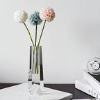 kitCom Series Crystal Vase, Flower Vase, Suitable for Home Decor, Wedding or Gift - 8.3 Inch Luxury Crystal Flower Vase - size: 8.3×2×2 inches