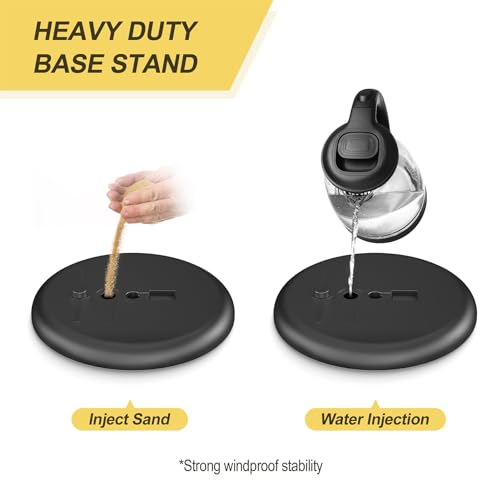 Relx Sign Holder Stand 8.5x11 inch - Adjustable Floor Standing Sign Holder - Signage Stand with Snap-Open Frame Display for Malls,Schools,Restaurants - color: black