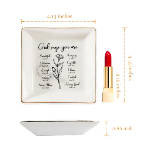 HOME SMILE Christian Gifts for Women Christmas Birthday,Inspirational Gifts for Friends, Religious Spiritual Gifts for Her Mom Girl Female Coworker Sister Christian - style: Christian