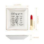 HOME SMILE Christian Gifts for Women Christmas Birthday,Inspirational Gifts for Friends, Religious Spiritual Gifts for Her Mom Girl Female Coworker Sister Christian - style: Christian