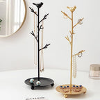 Branch Jewelry Rack Organizer for Ring Earrings Necklace Bracelet,Suitable for living rooms, bathrooms,offices,etc. - color: E Black